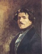 Eugene Delacroix Portrait of the Artist (mk05) oil painting on canvas